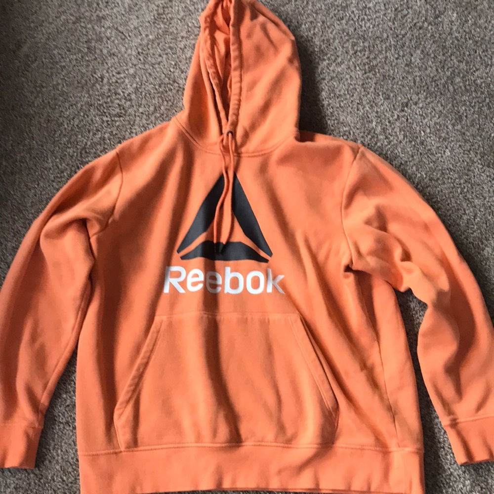 Vintage mens 2XL Reebok Hoodie Sweathirt
